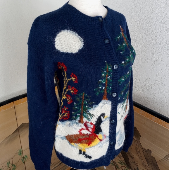 🎄90's vintage winter cardigan - Picture 14 of 15